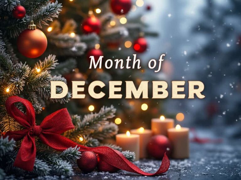 Prayer For The Month December
